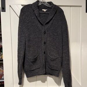 GAP Charcoal Hooded Men's Cardigan